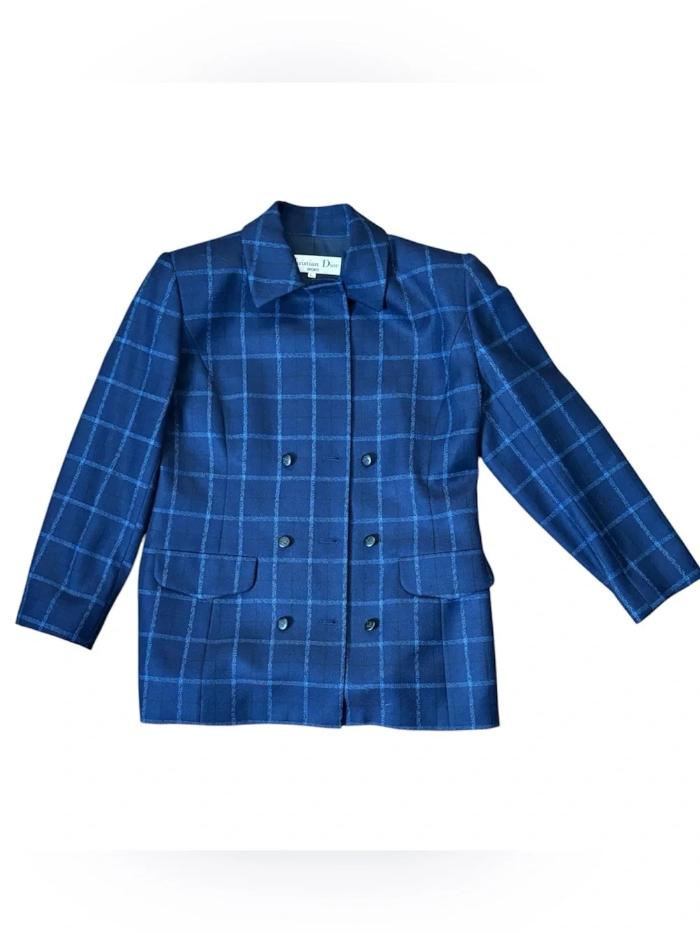 Christian Dior Sport Windowpane check jacket/blazer